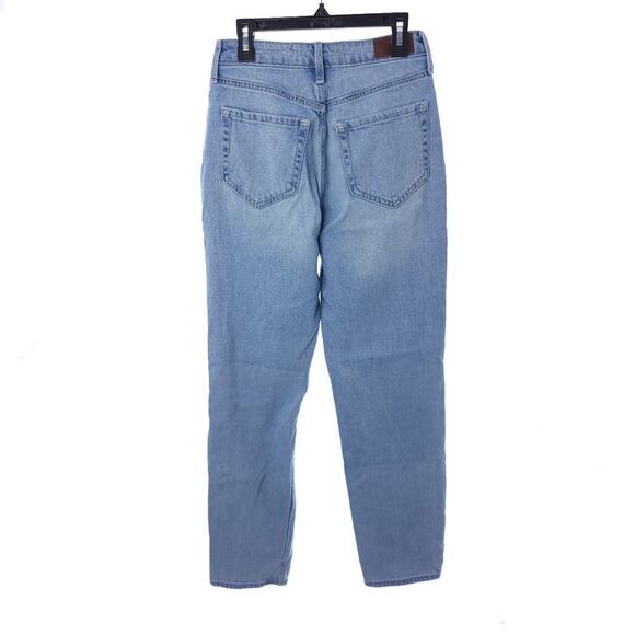 Hollister Sz 1R Ultra High Rise Mom Jean Vintage Stretch Patch Distressed Jeans - Picture 5 of 14